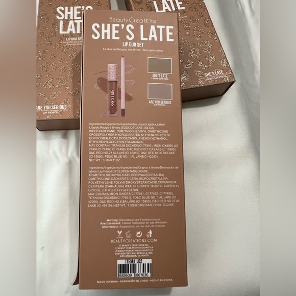 Beauty Creations Lip Duo Set - Picture 11 of 14